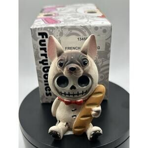 NIB Furrybones Figurine “French Bulldog” Skeleton in Dog 🐶 Costume Collectible